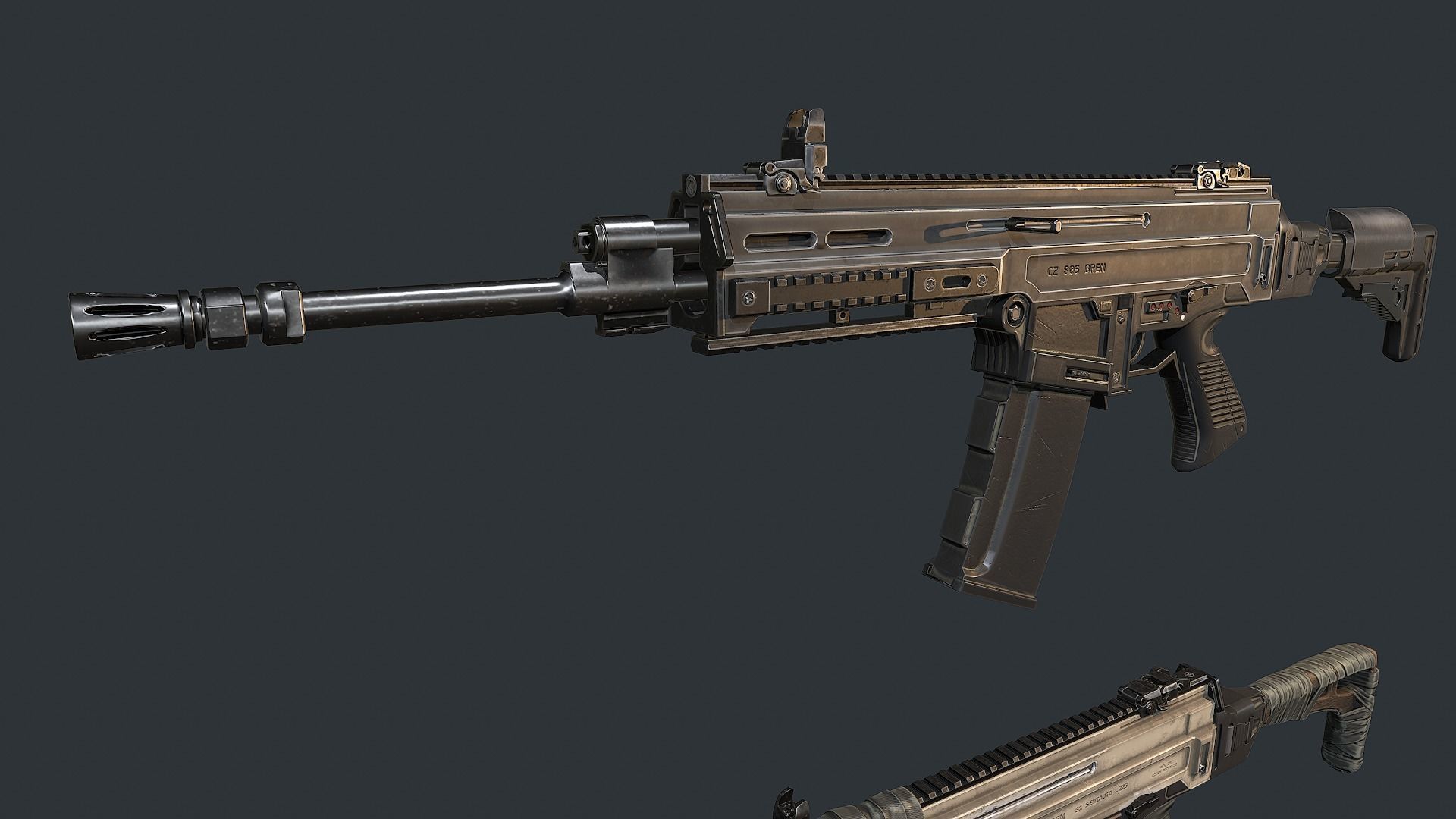 CZ 805 Low-poly 3D model_6