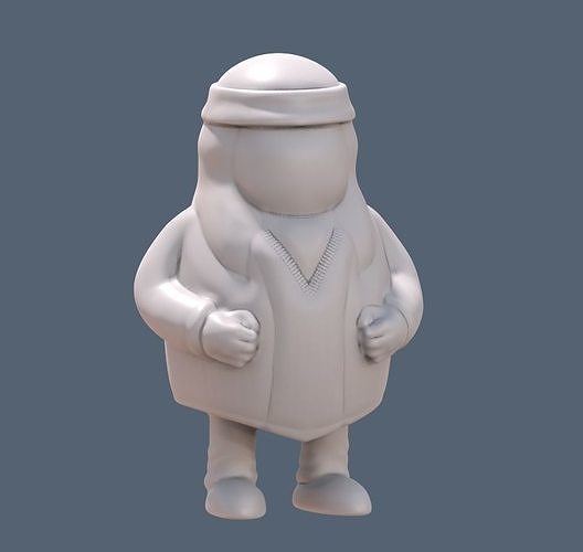 Mapuche toy for paint 3D print model
