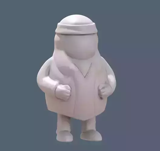 Mapuche toy for paint 3D print model