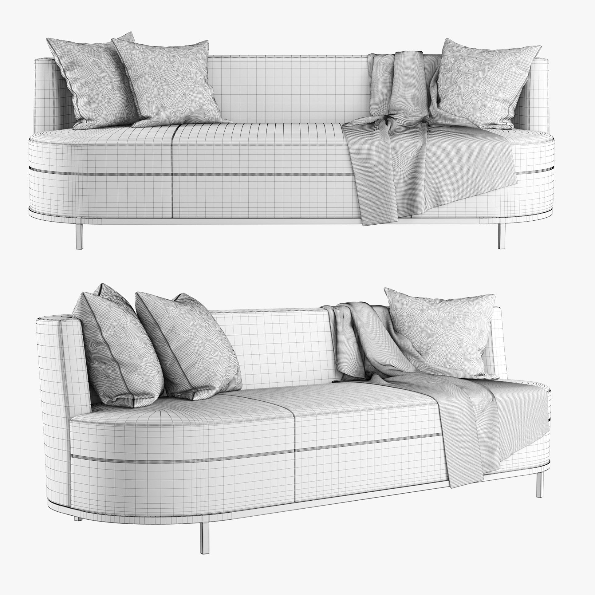 Encircle Sofa 3D model_5
