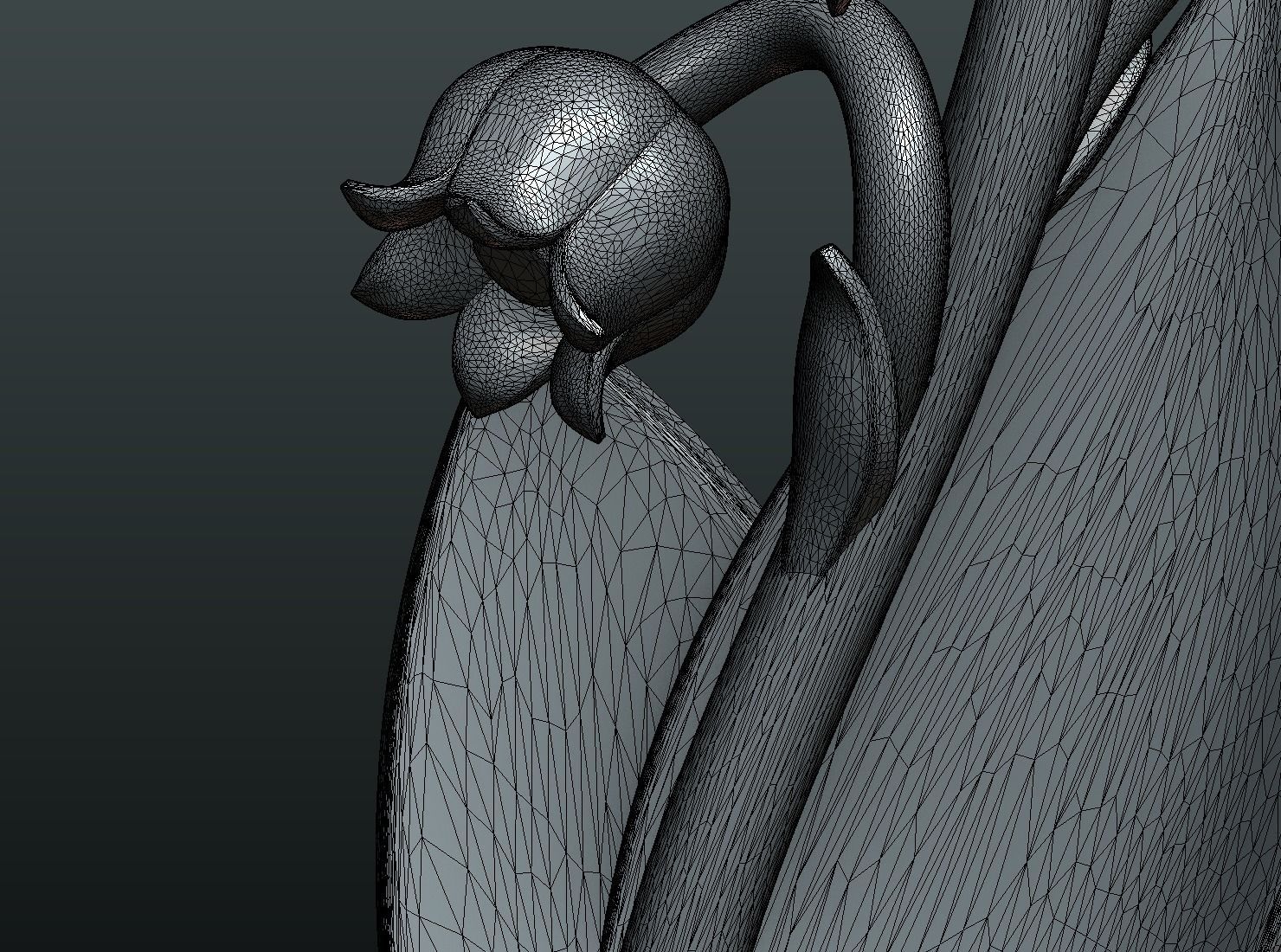 Lily of the valley 3D print model_20