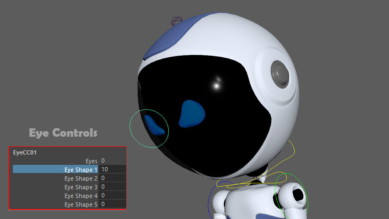 Animated Robot Low-poly 3D model_12