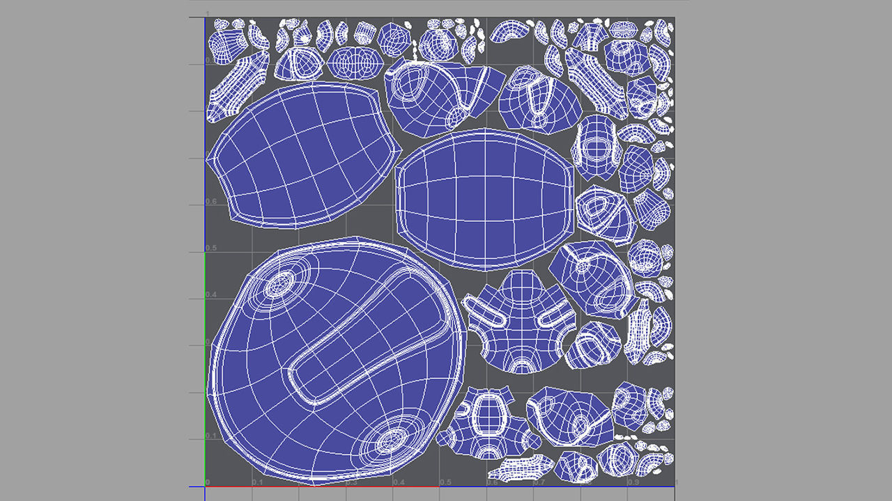 Animated Robot Low-poly 3D model_7