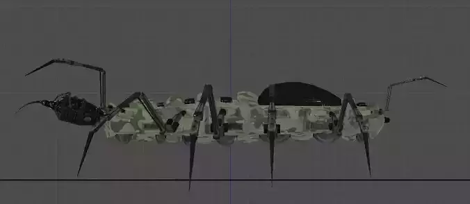 InsectMech insect Low-poly 3D model