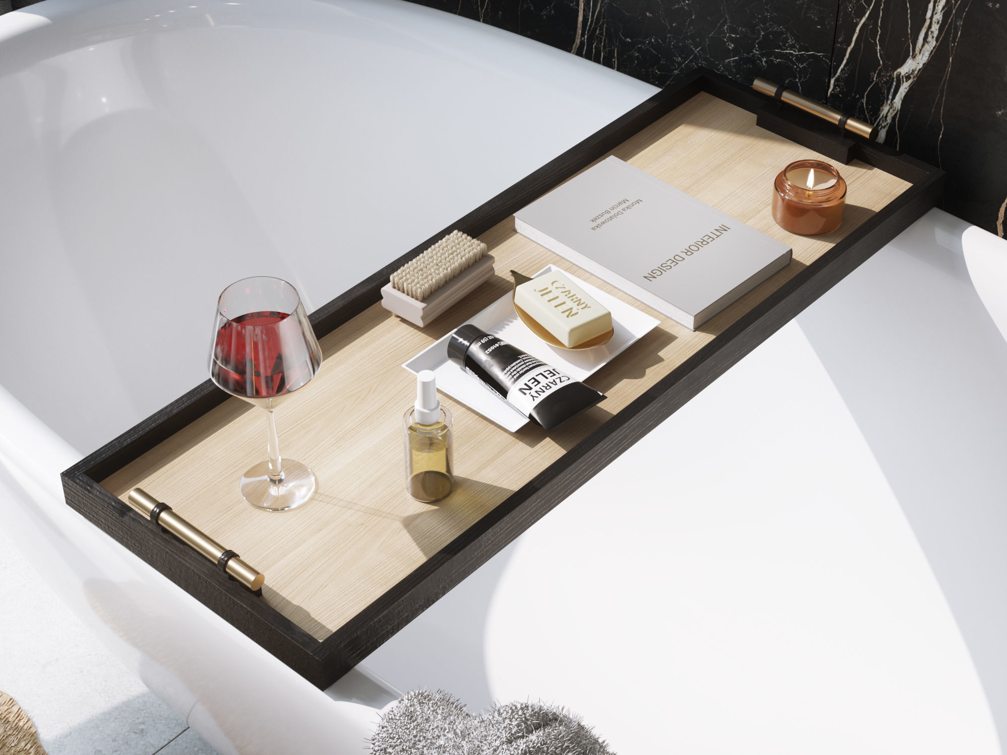 Bathroom Interior Scene for Cinema 4D and Octane Render 3D model_6