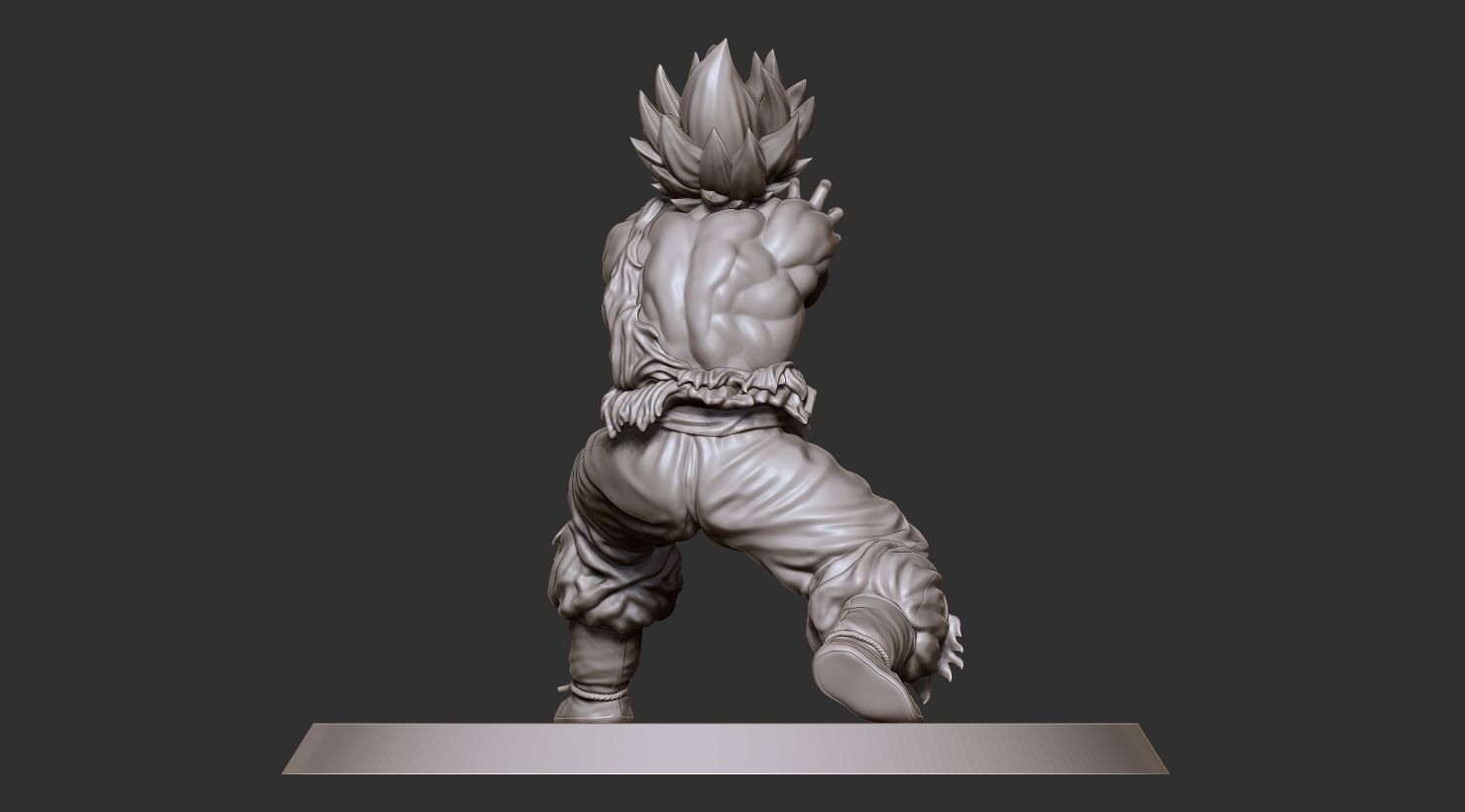 Goku 3D model dragon ball z figure 3D print model_9