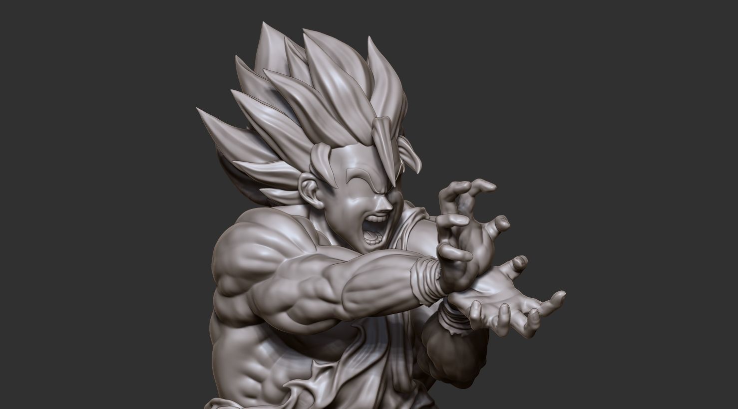 Goku 3D model dragon ball z figure 3D print model_13