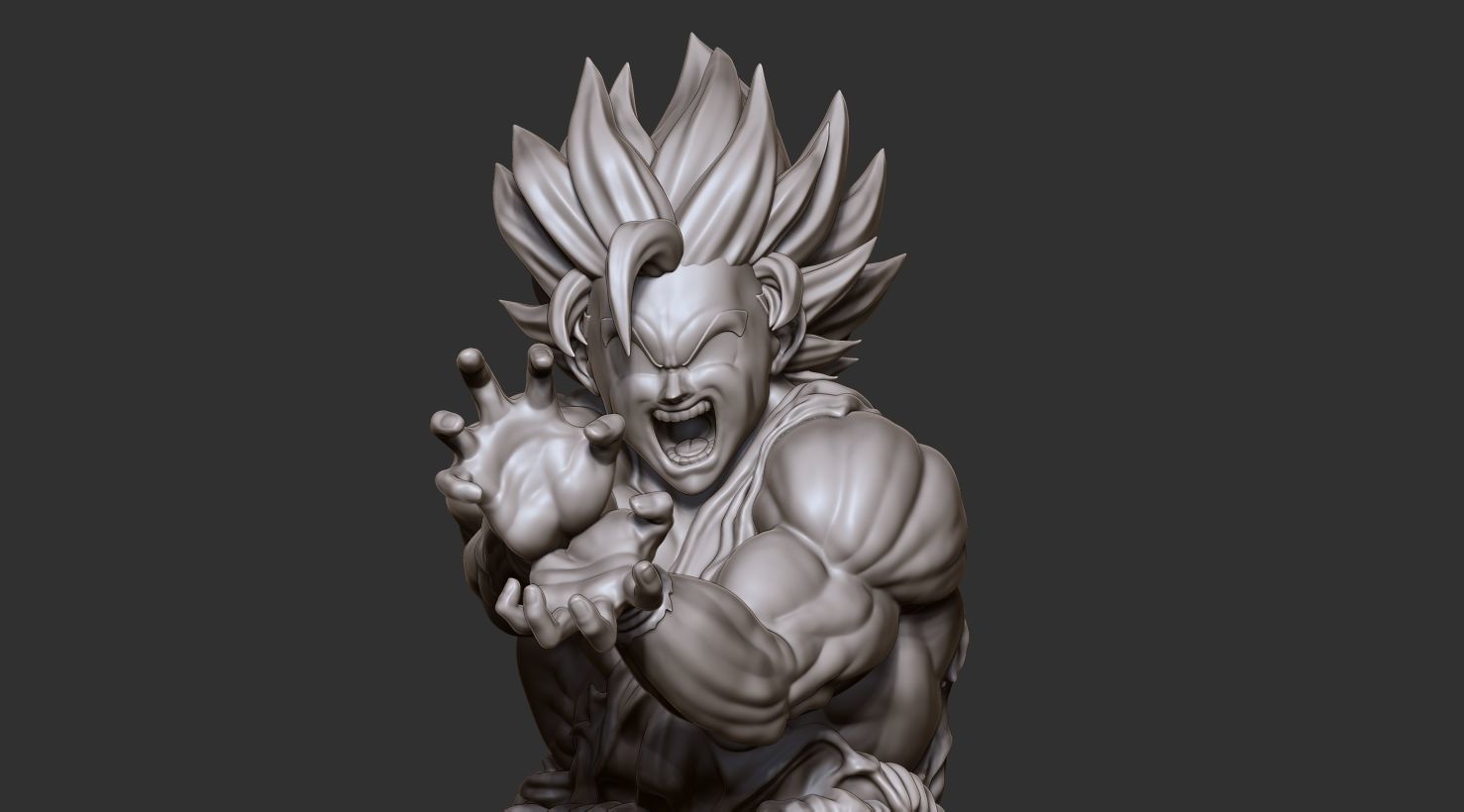 Goku 3D model dragon ball z figure 3D print model_10