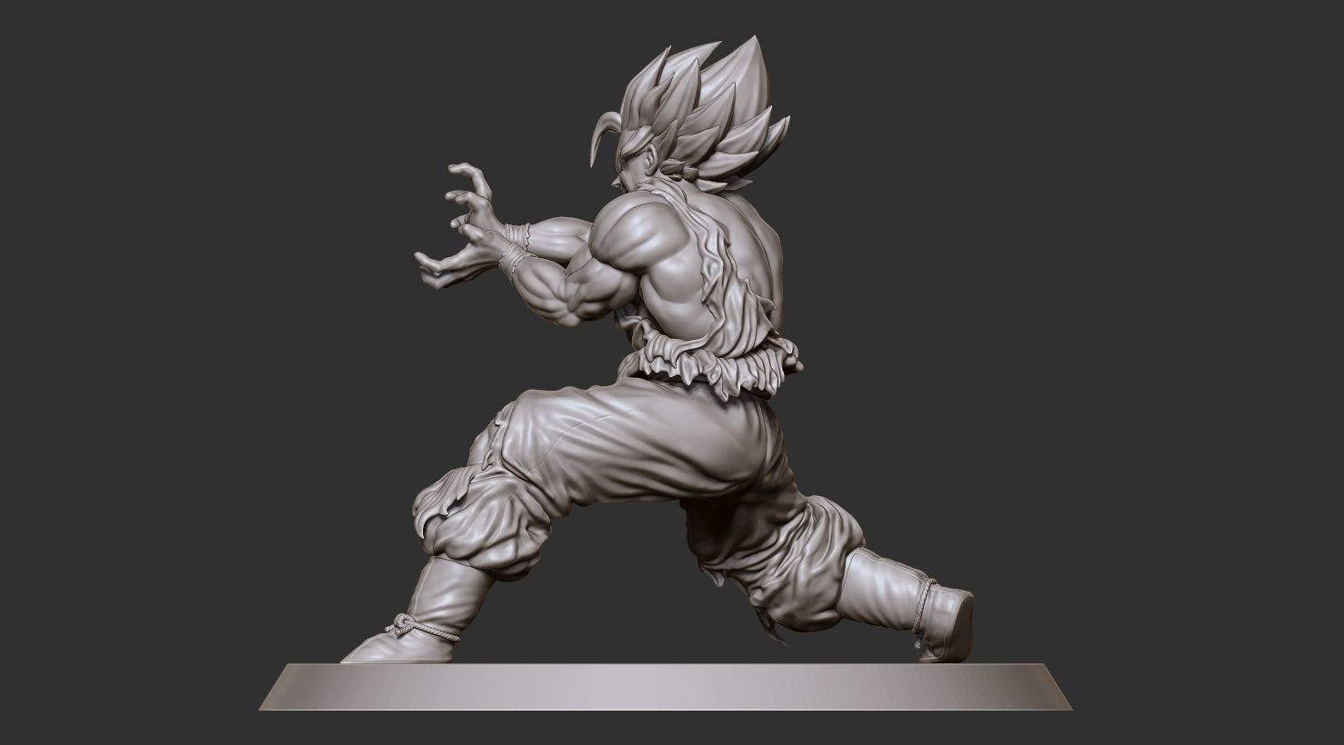 Goku 3D model dragon ball z figure 3D print model_8