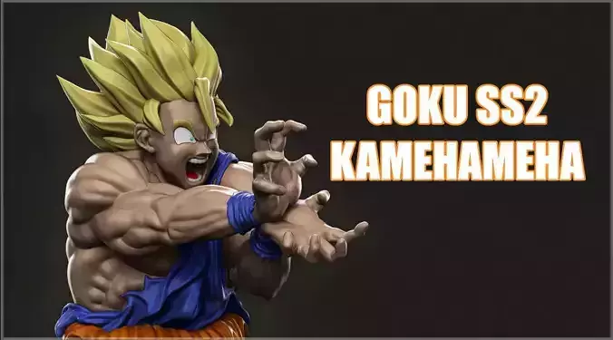 Goku 3D model dragon ball z figure 3D print model