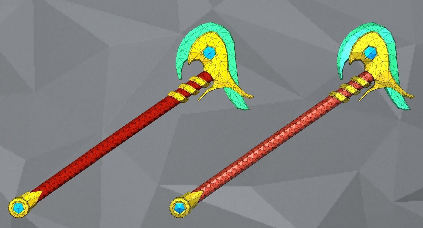 Low Poly Arsenal - Jade Low-poly 3D model_10