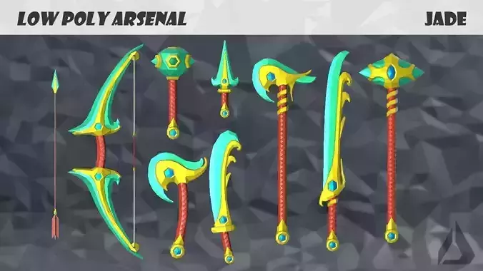 Low Poly Arsenal - Jade