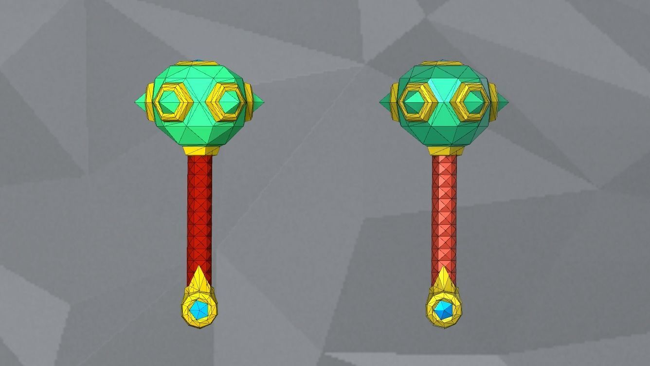 Low Poly Arsenal - Jade Low-poly 3D model_6