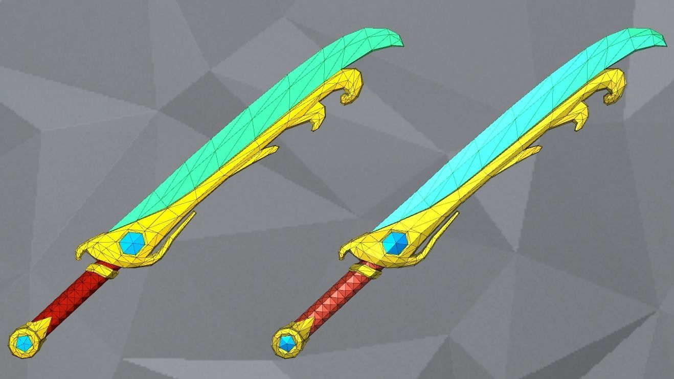 Low Poly Arsenal - Jade Low-poly 3D model_8