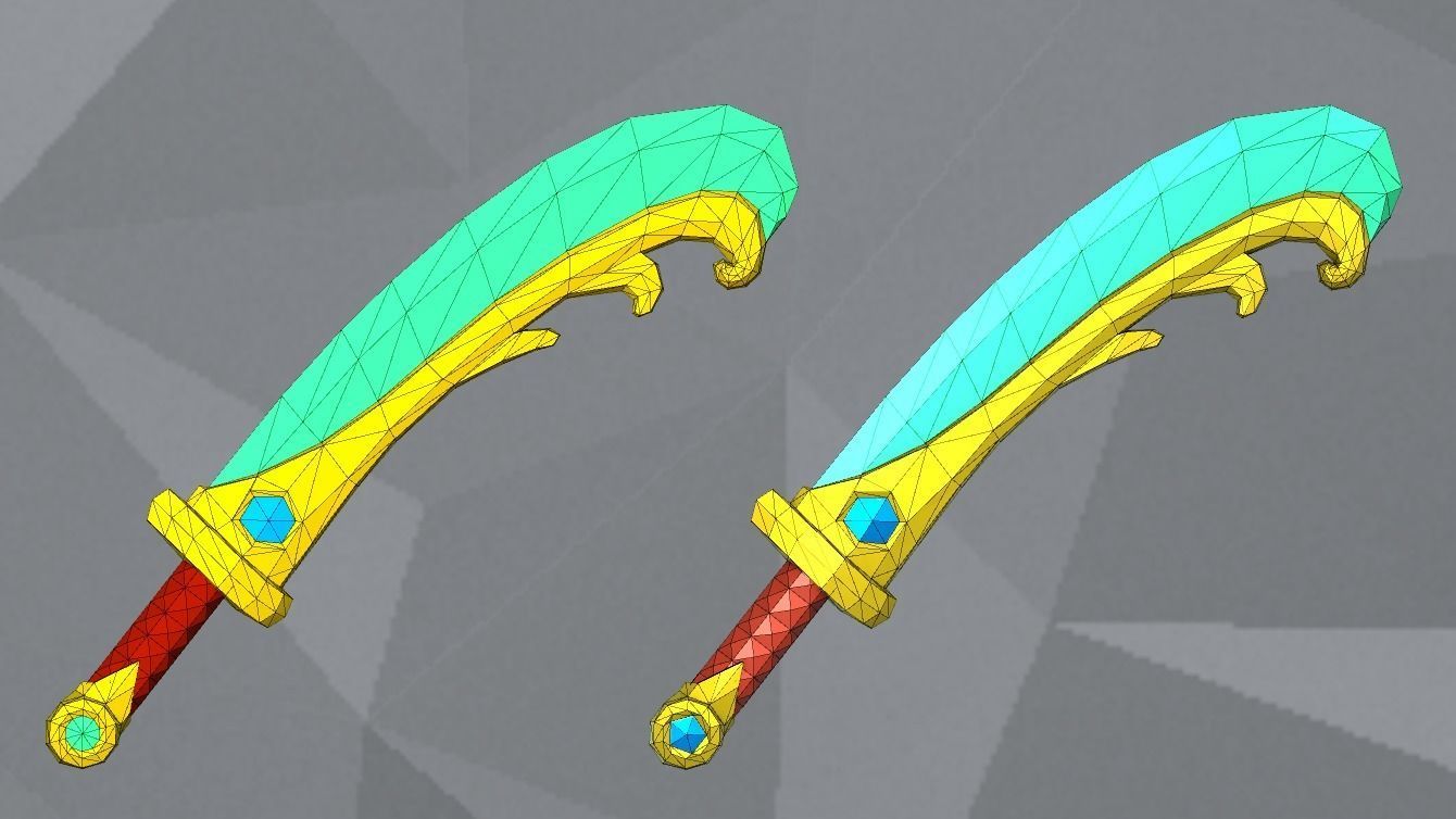 Low Poly Arsenal - Jade Low-poly 3D model_9