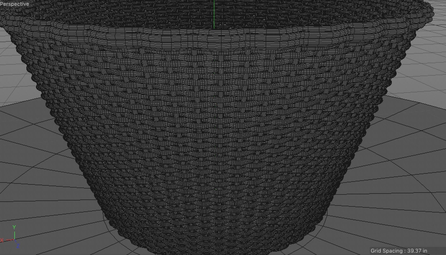 Round Basket 3D model_4