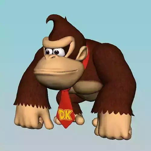 Nintendo Donkey Kong - HI RES 3D PRINT FILE 3D print model