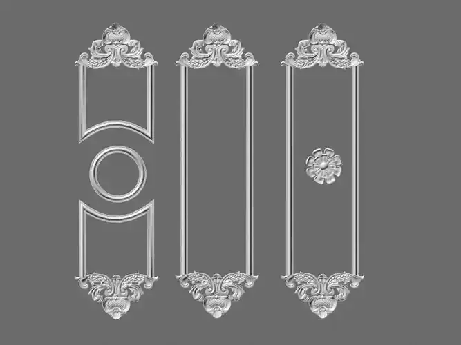 Hollow out decorative wall relief flowers