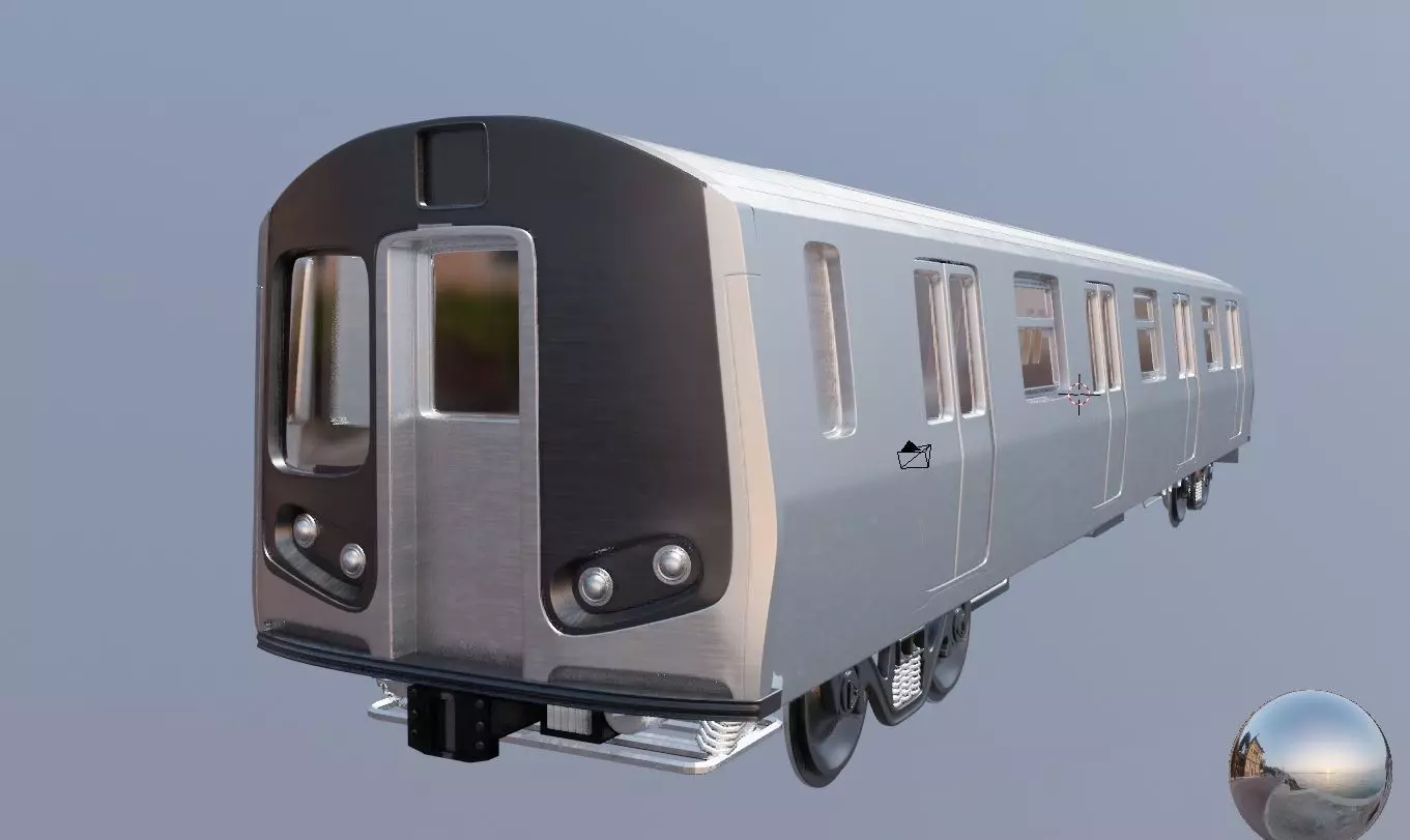 newyork subway train 3D model