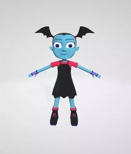 Vampirina 3D Rigged and Textured