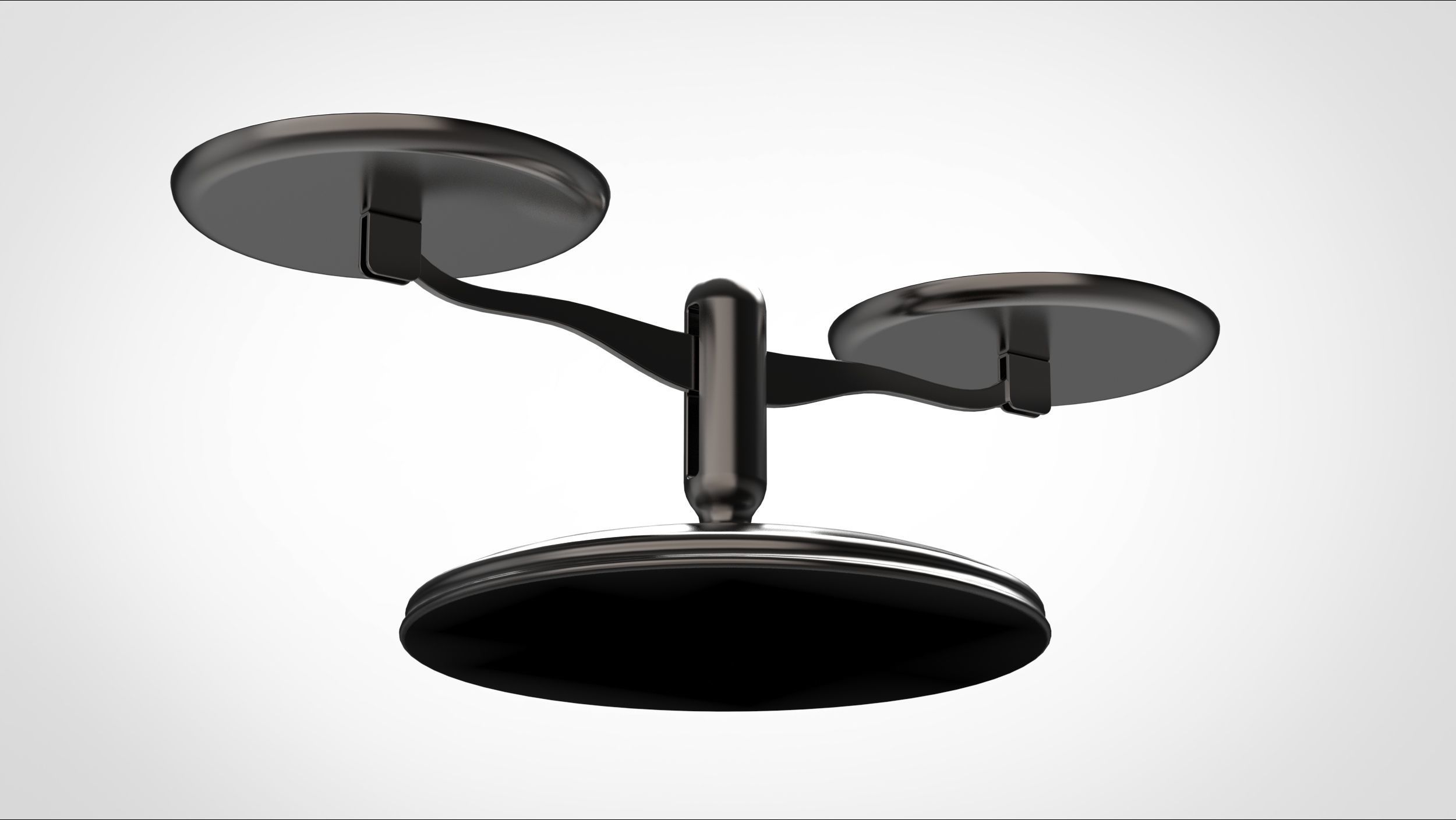 balance two metal scales 3D model_6