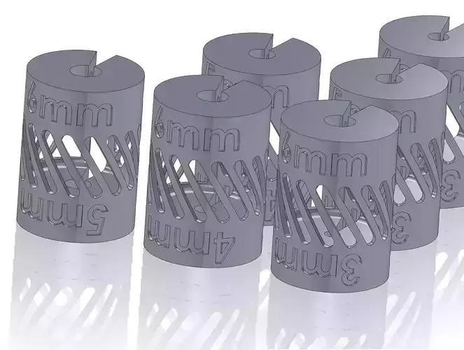Shaft Coupling - Metric - Reducers 3D print model