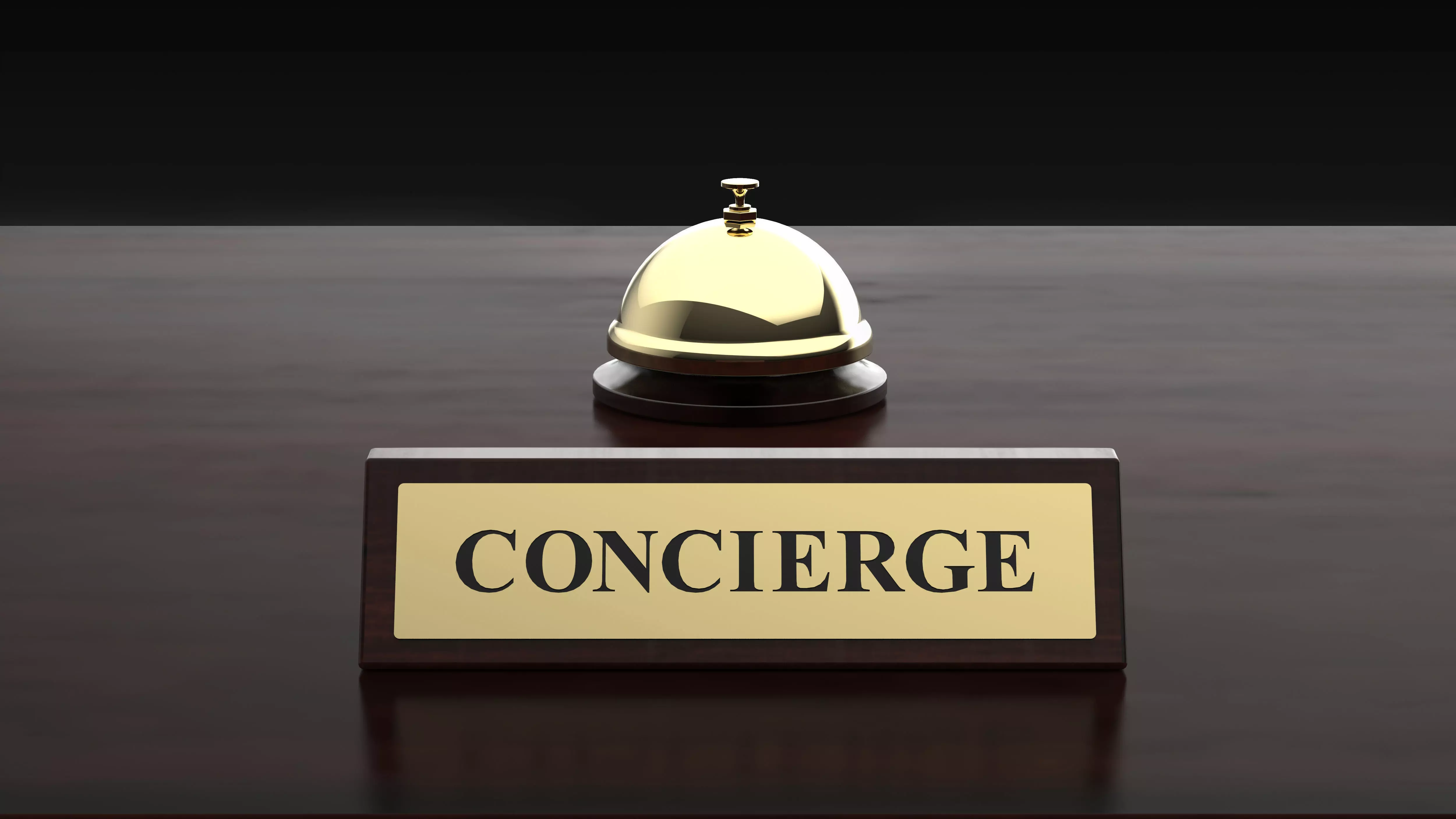 bell and concierge 3D model_0