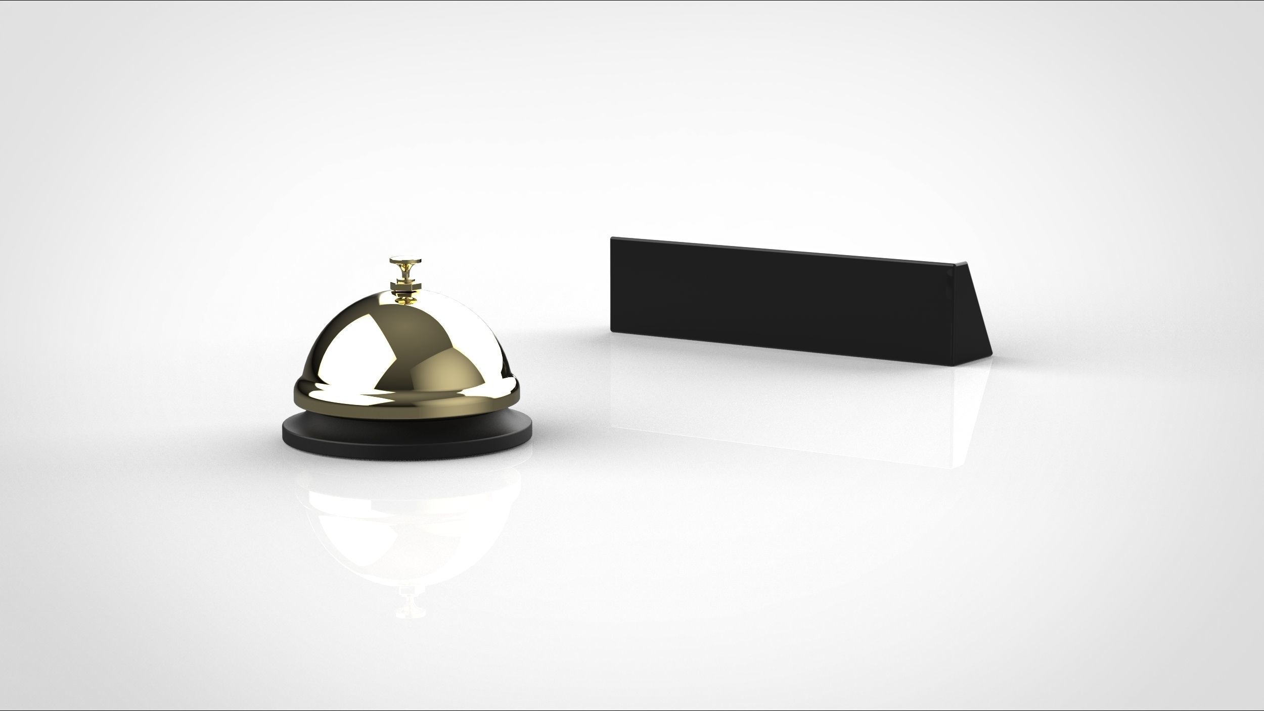 bell and concierge 3D model_4