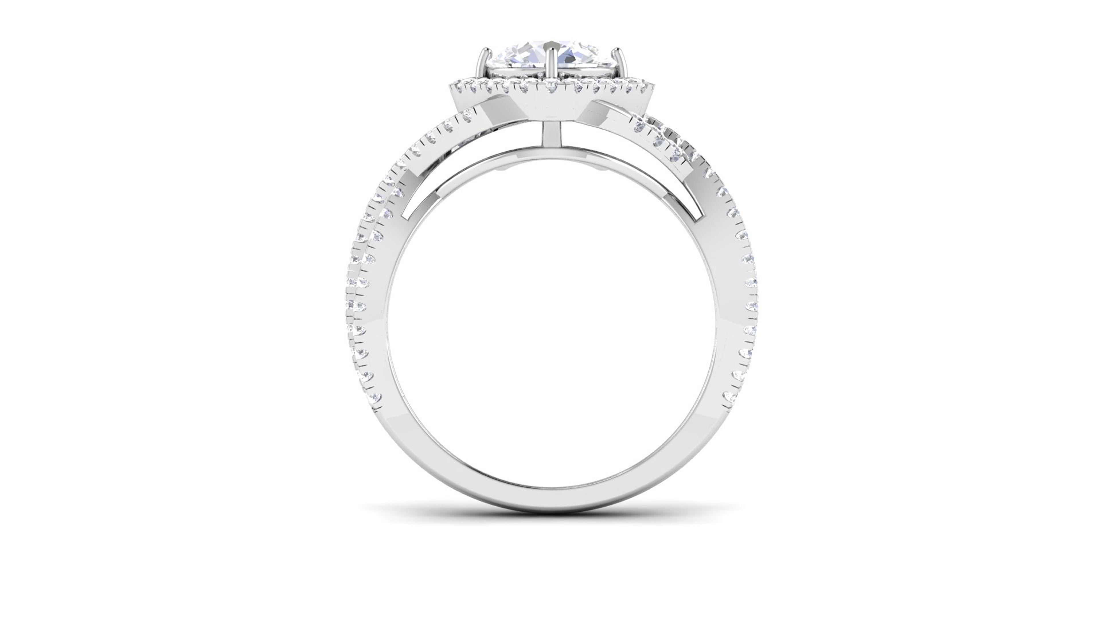 Solitaire ring 3dm stl render detail 3D print model 3D print model_1