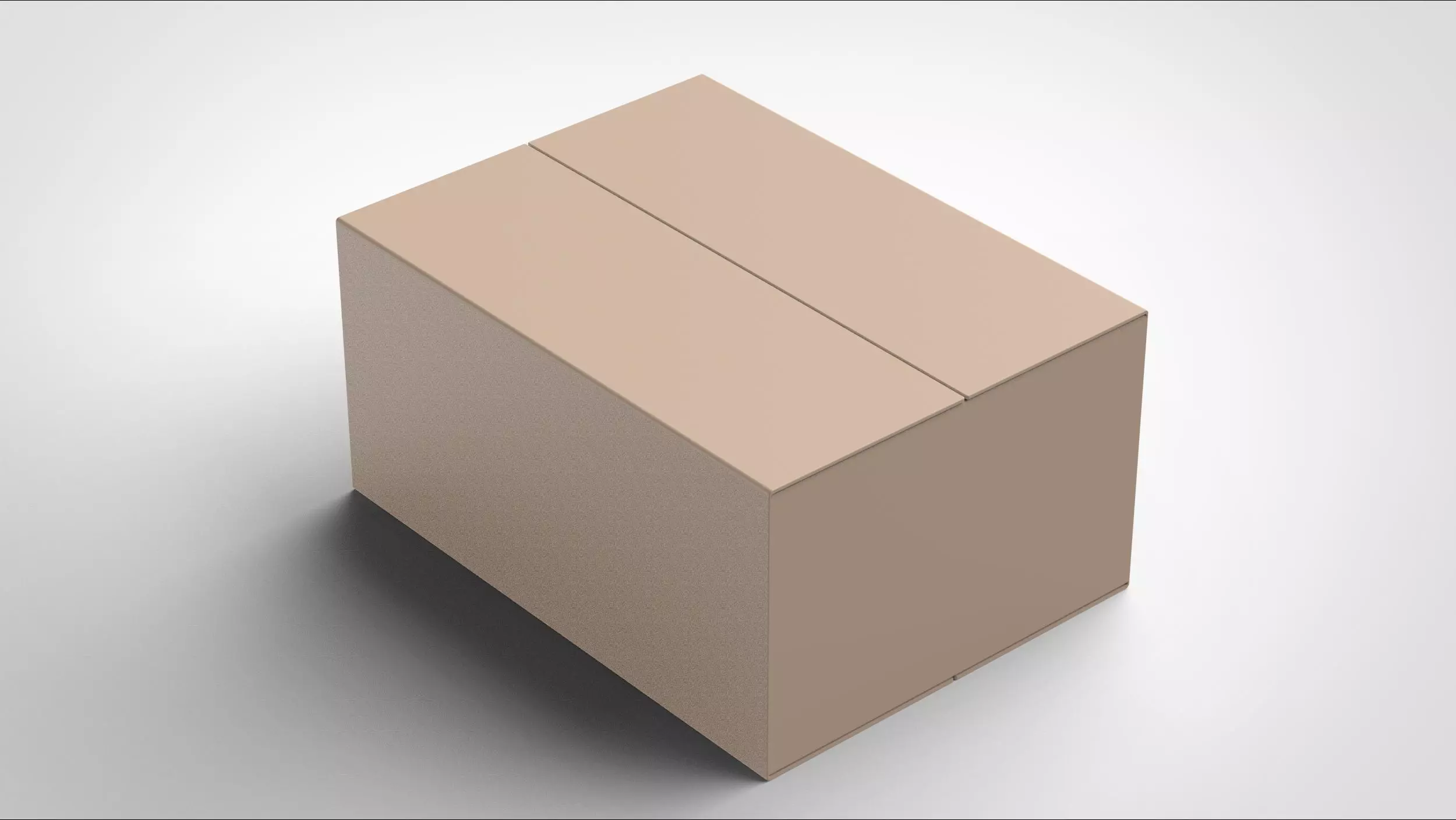 cardboard box 3D model