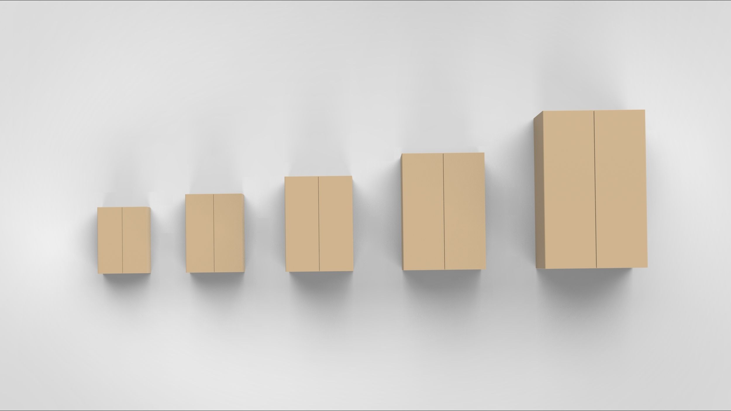 cardboard boxes 3D model_6