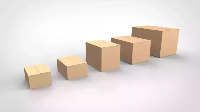 cardboard boxes