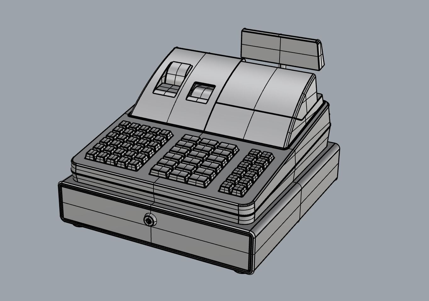 cash register 3D model_6