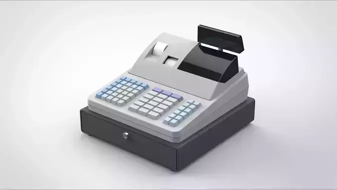 cash register 3D model