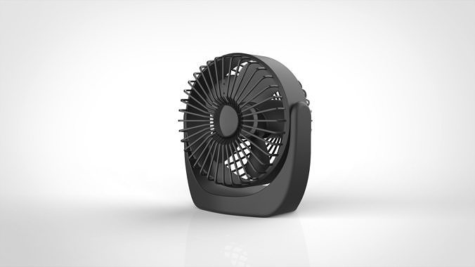 circulator portable fan with remote control 3D model