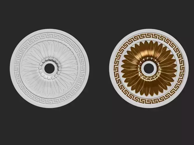 Plaster ceiling insignia prefabricated plaster ceiling insignia