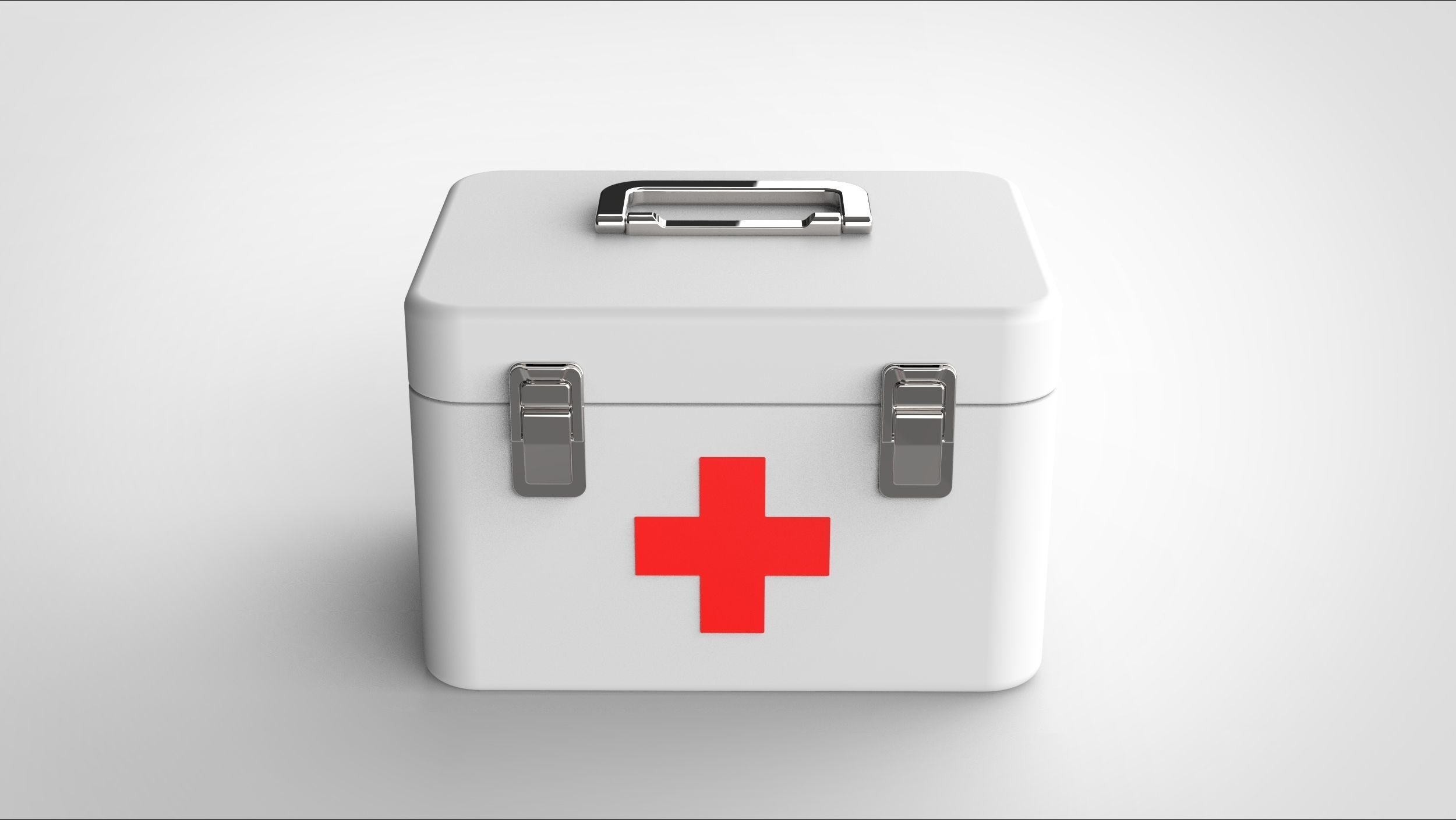 First aid kit 3D model_1