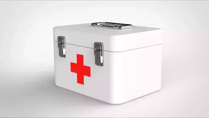 First aid kit 3D model