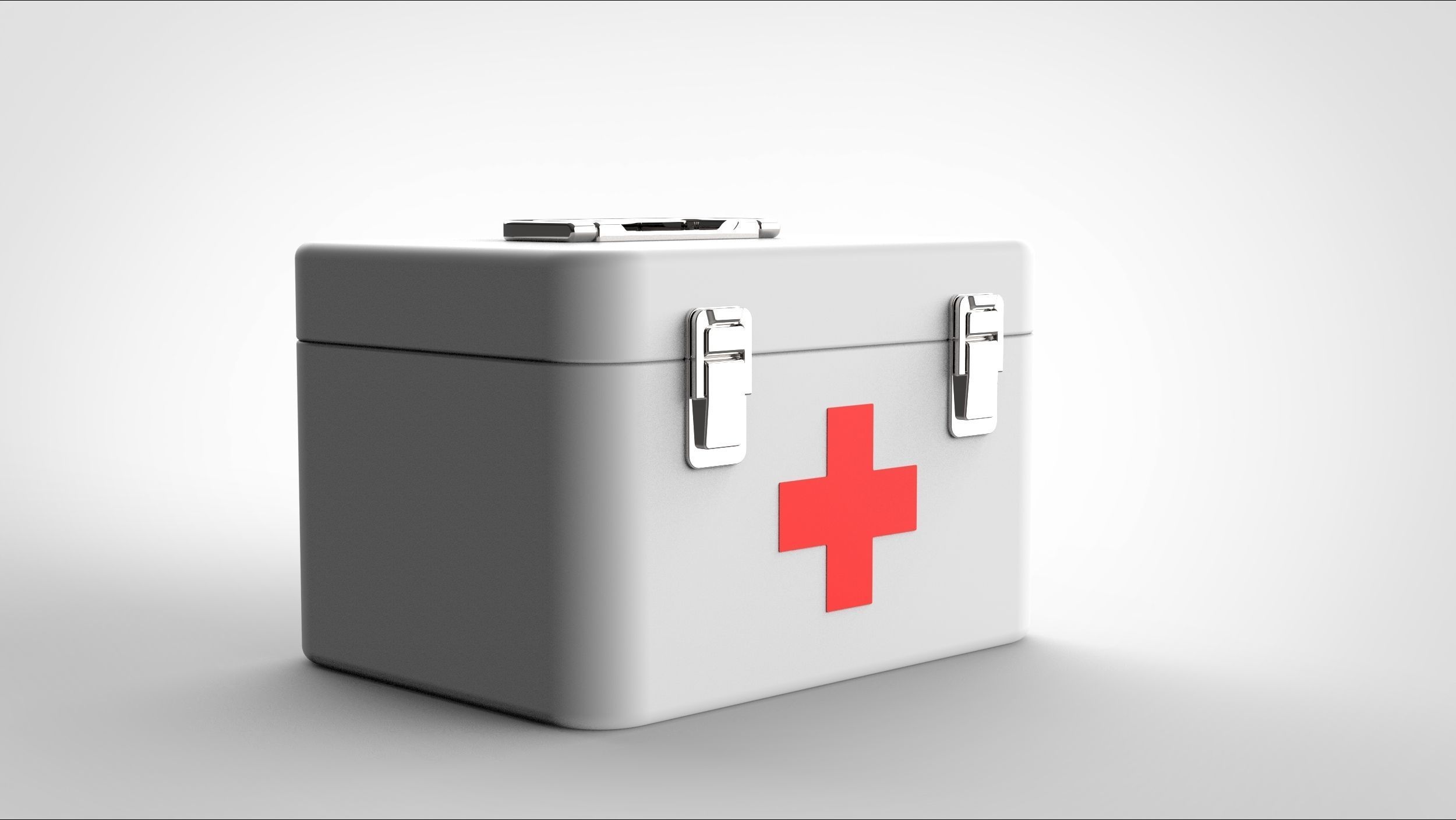 First aid kit 3D model_2