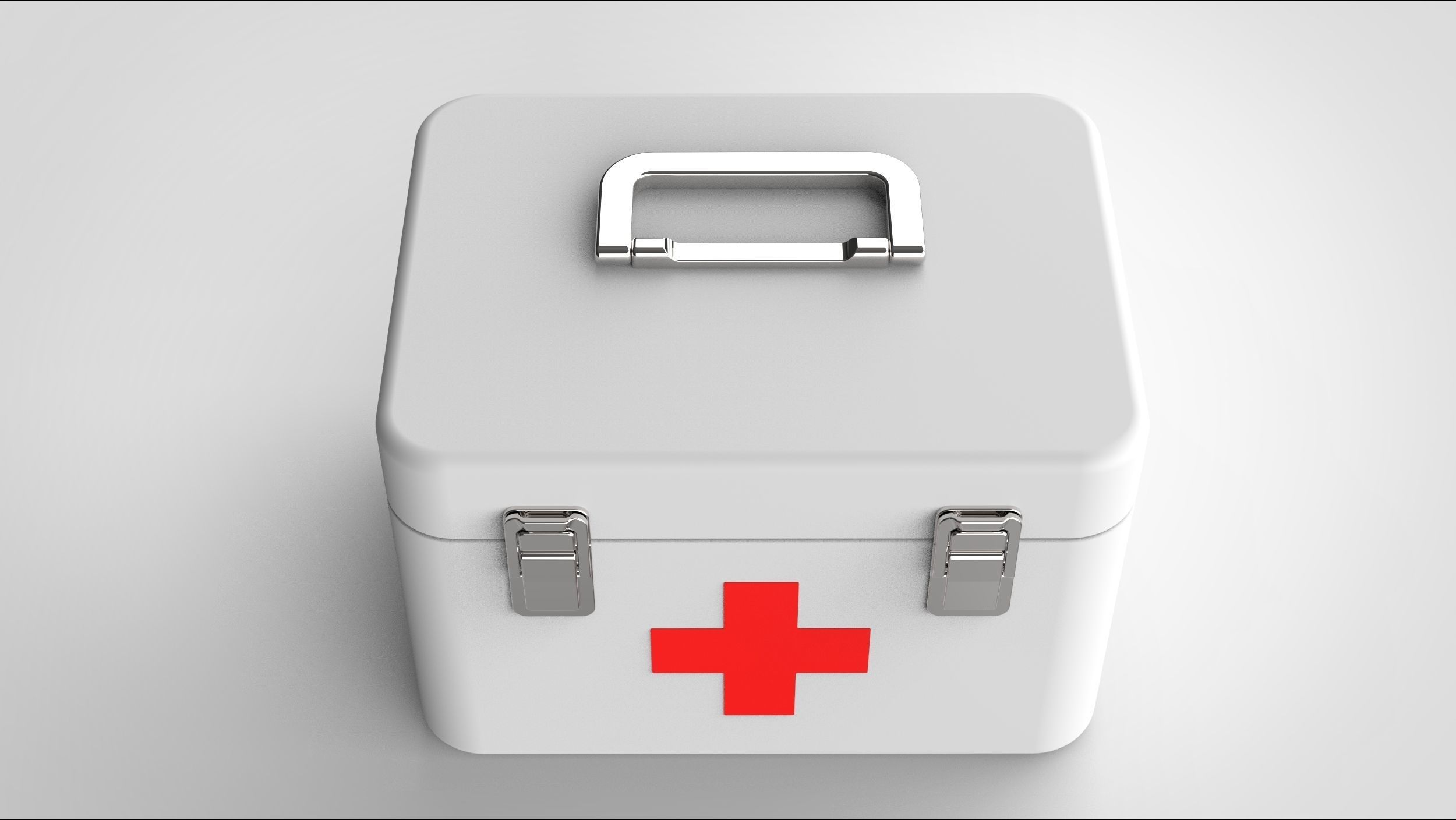 First aid kit 3D model_4