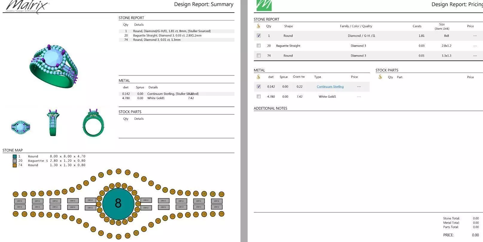 Engagement ring 3D print model_0