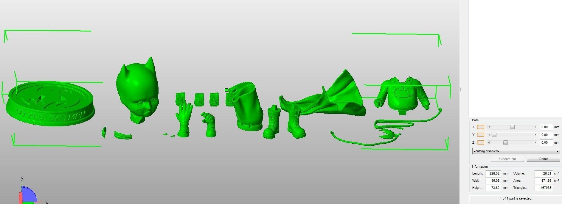 Little Batman 3D print model_5