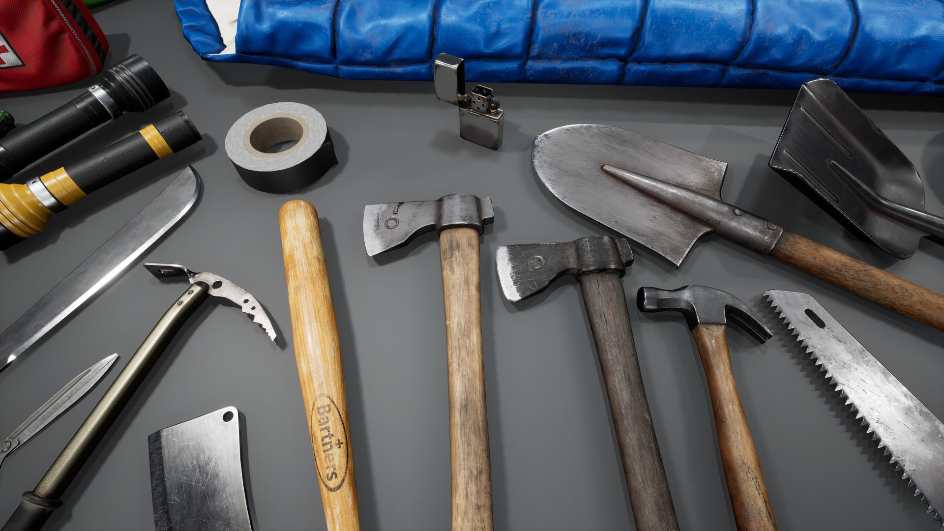 Survival Items V2 UE4 Low-poly 3D model_5