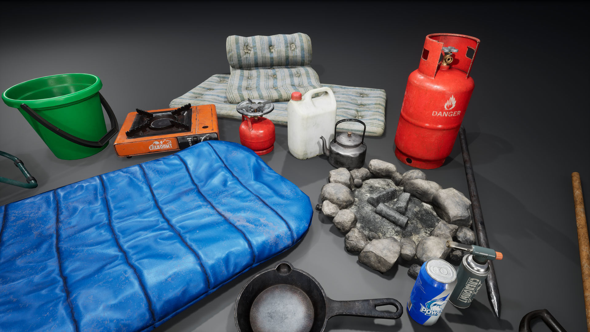 Survival Items V2 UE4 Low-poly 3D model_2