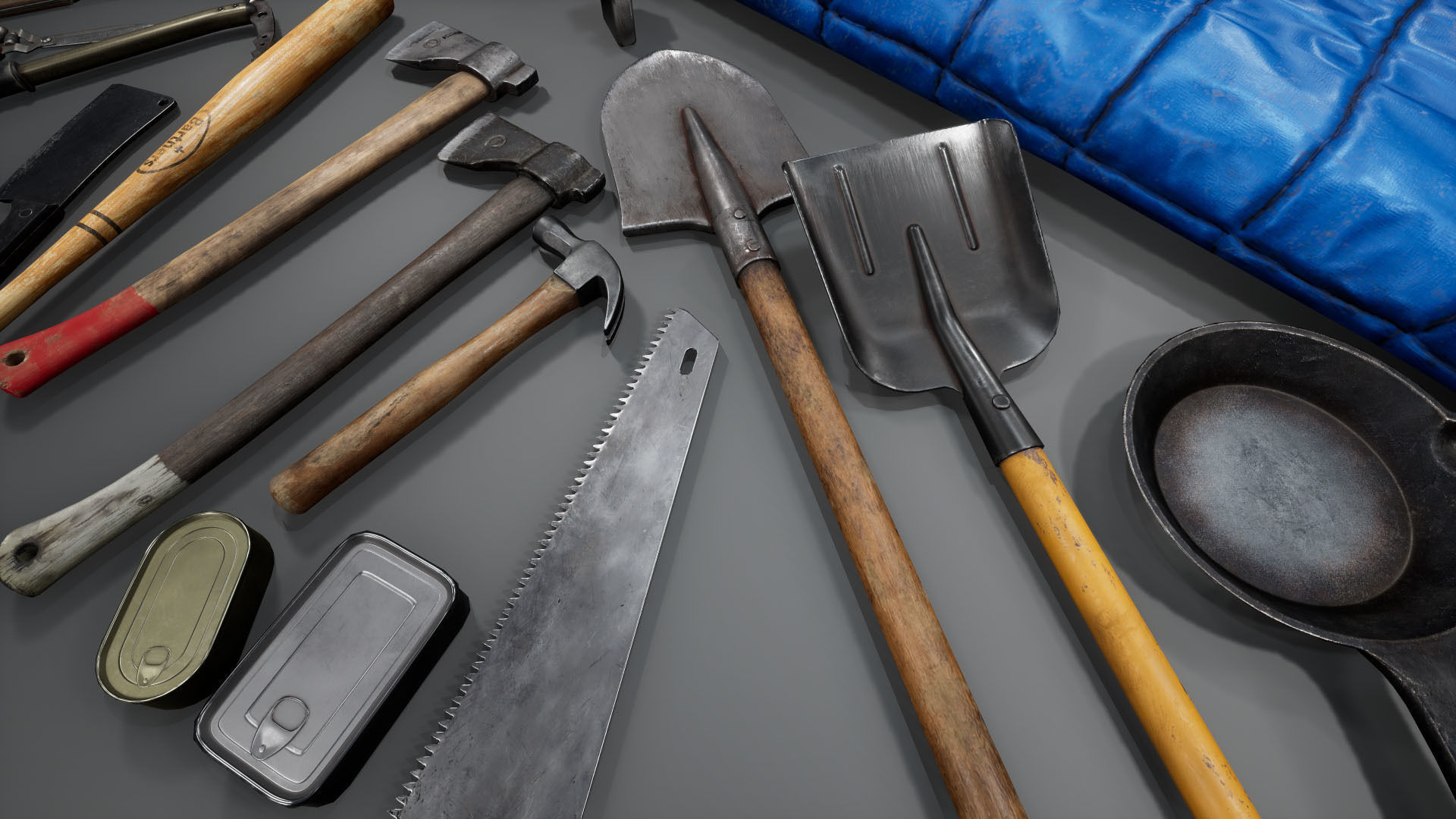 Survival Items V2 UE4 Low-poly 3D model_6