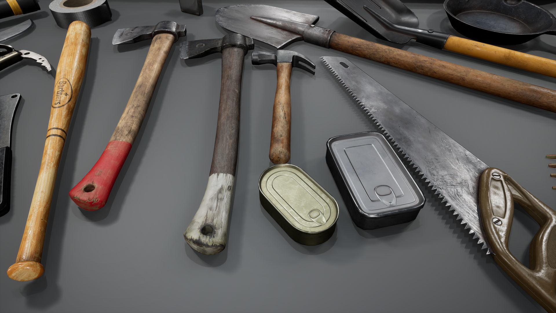 Survival Items V2 UE4 Low-poly 3D model_8
