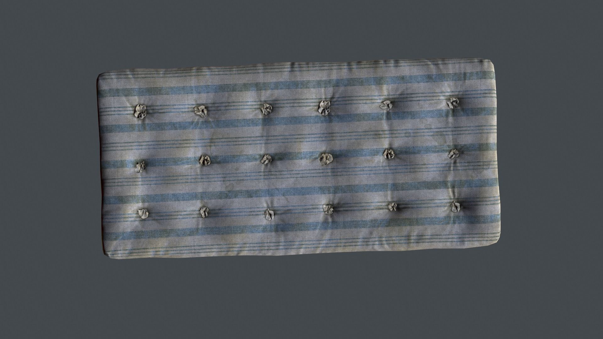 Mattress Old Low-poly 3D model_7