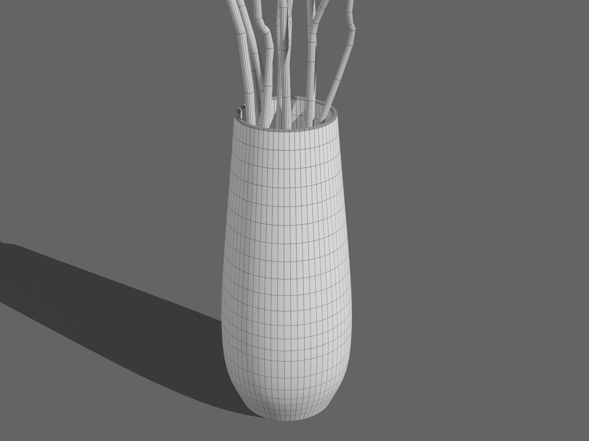 Vase With Branches 3D model_6