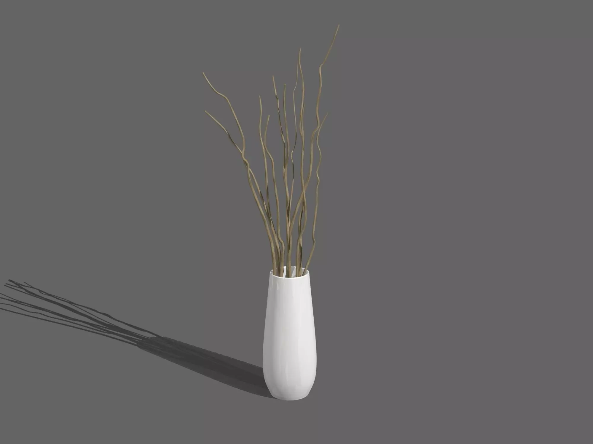 Vase With Branches 3D model_0
