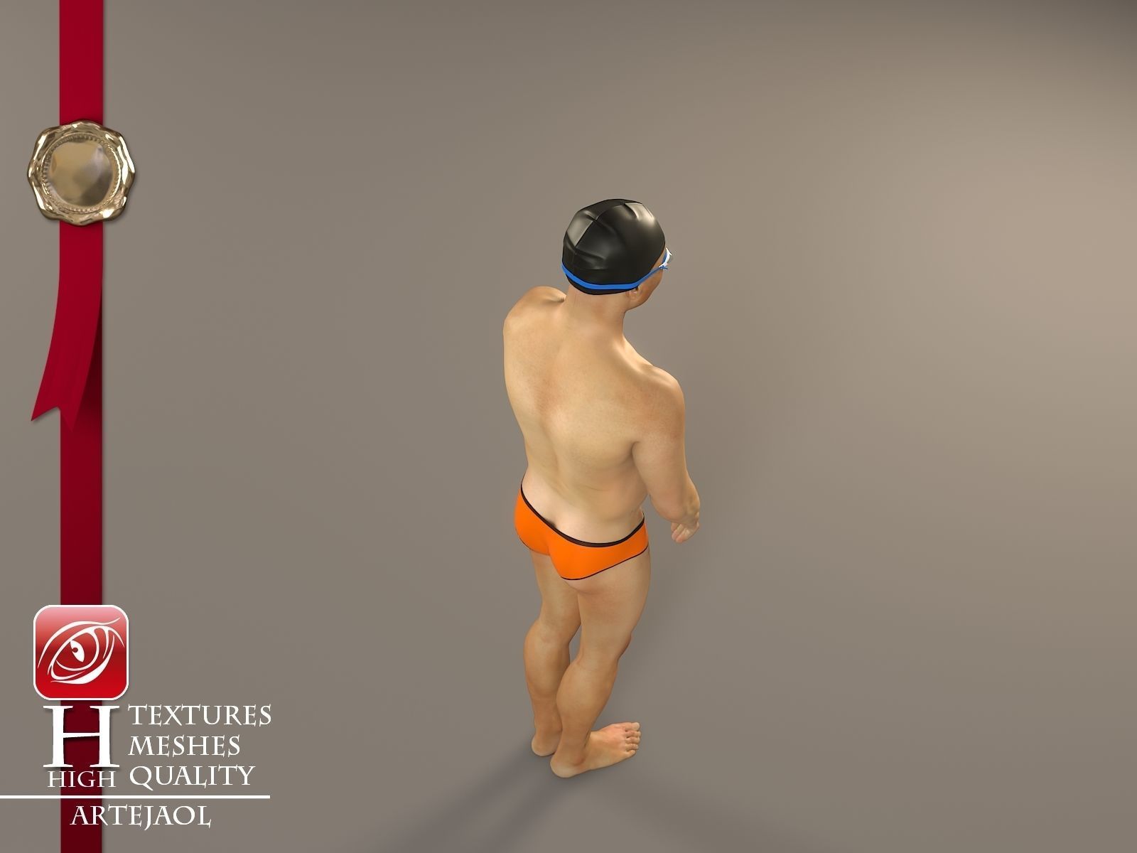 Swimmingpool Male AAS 3140 0001 3D model_19